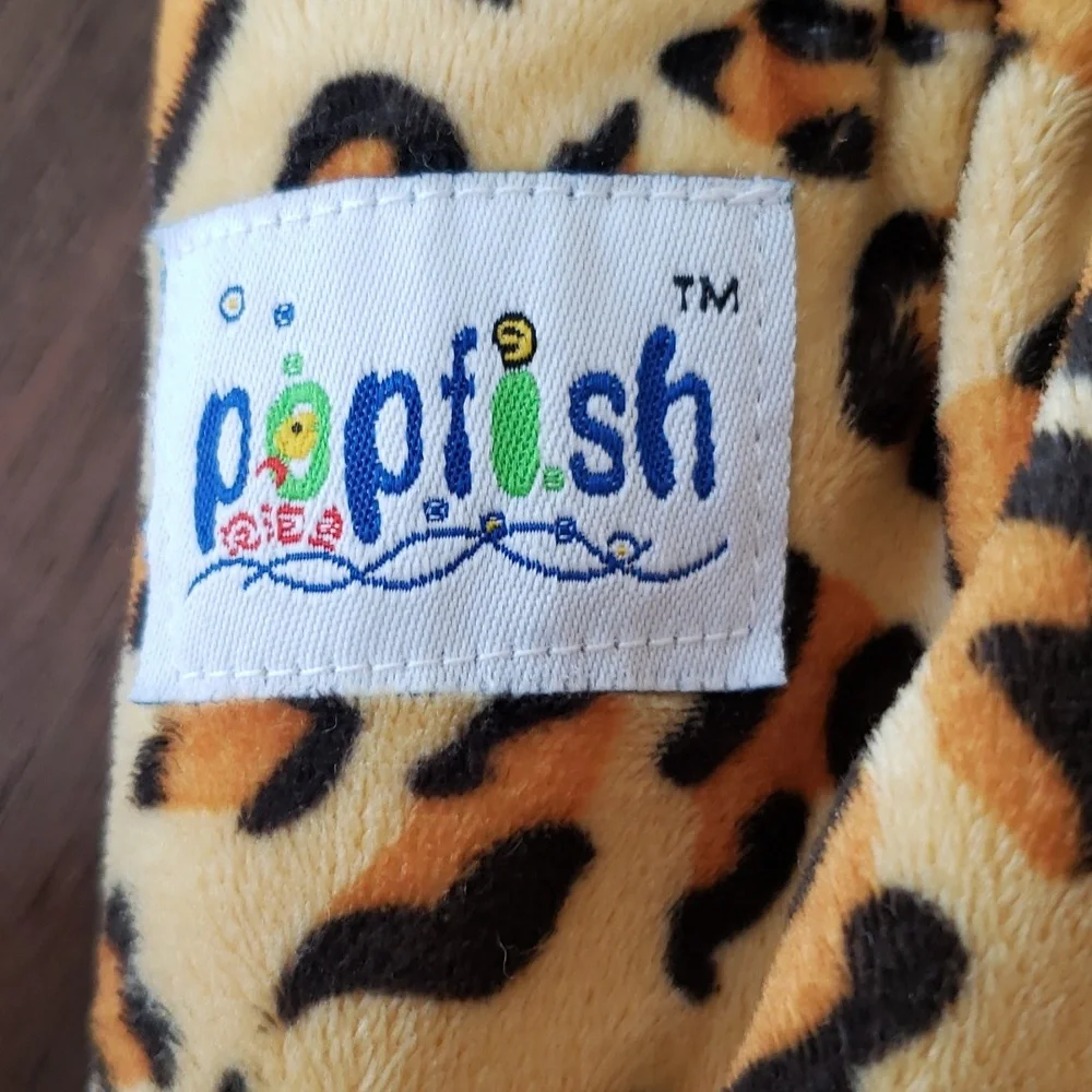Popfish Adjustable Leopard Print Pocket Cloth Diaper Cover Insert